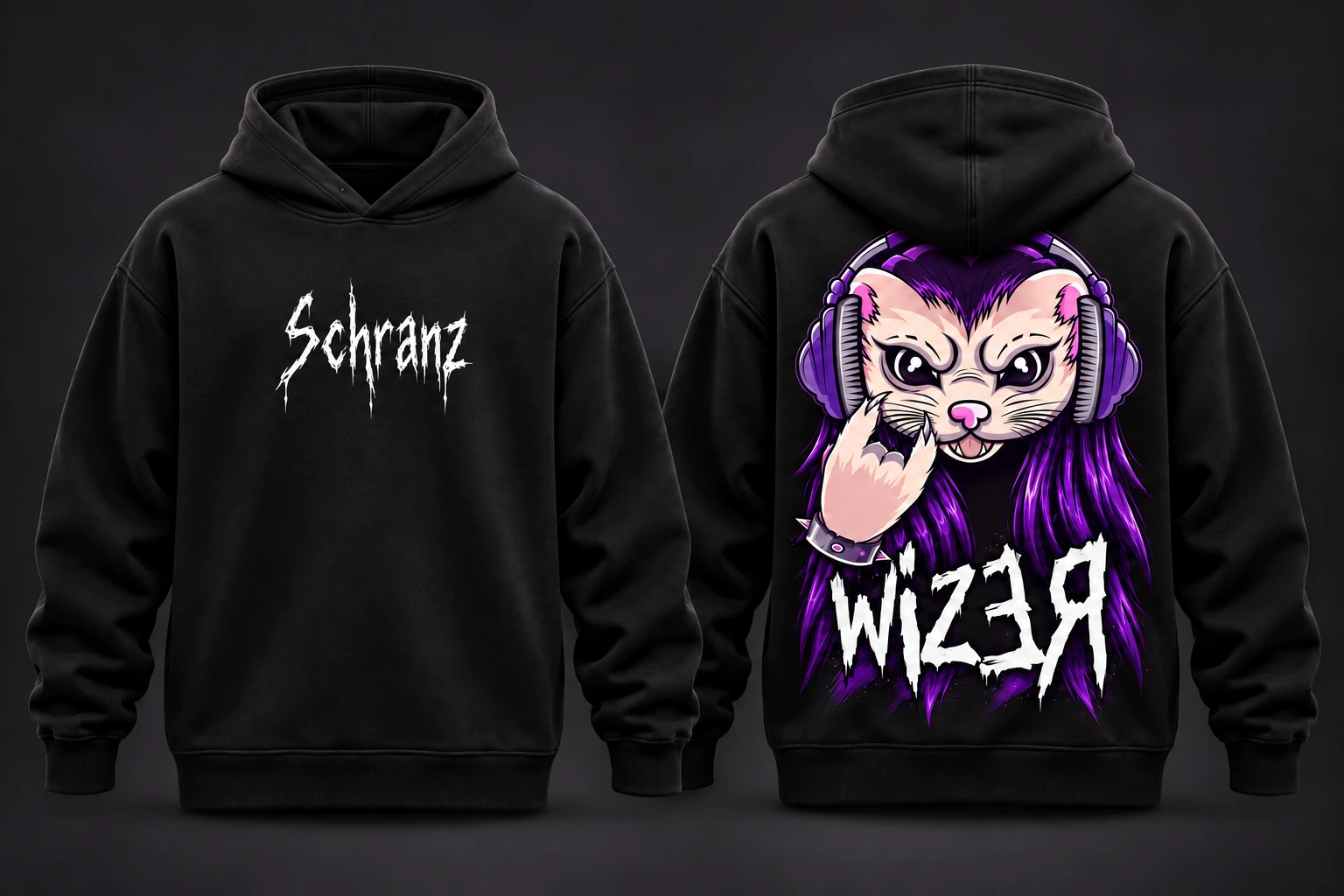 Hoodie Signature · Negro