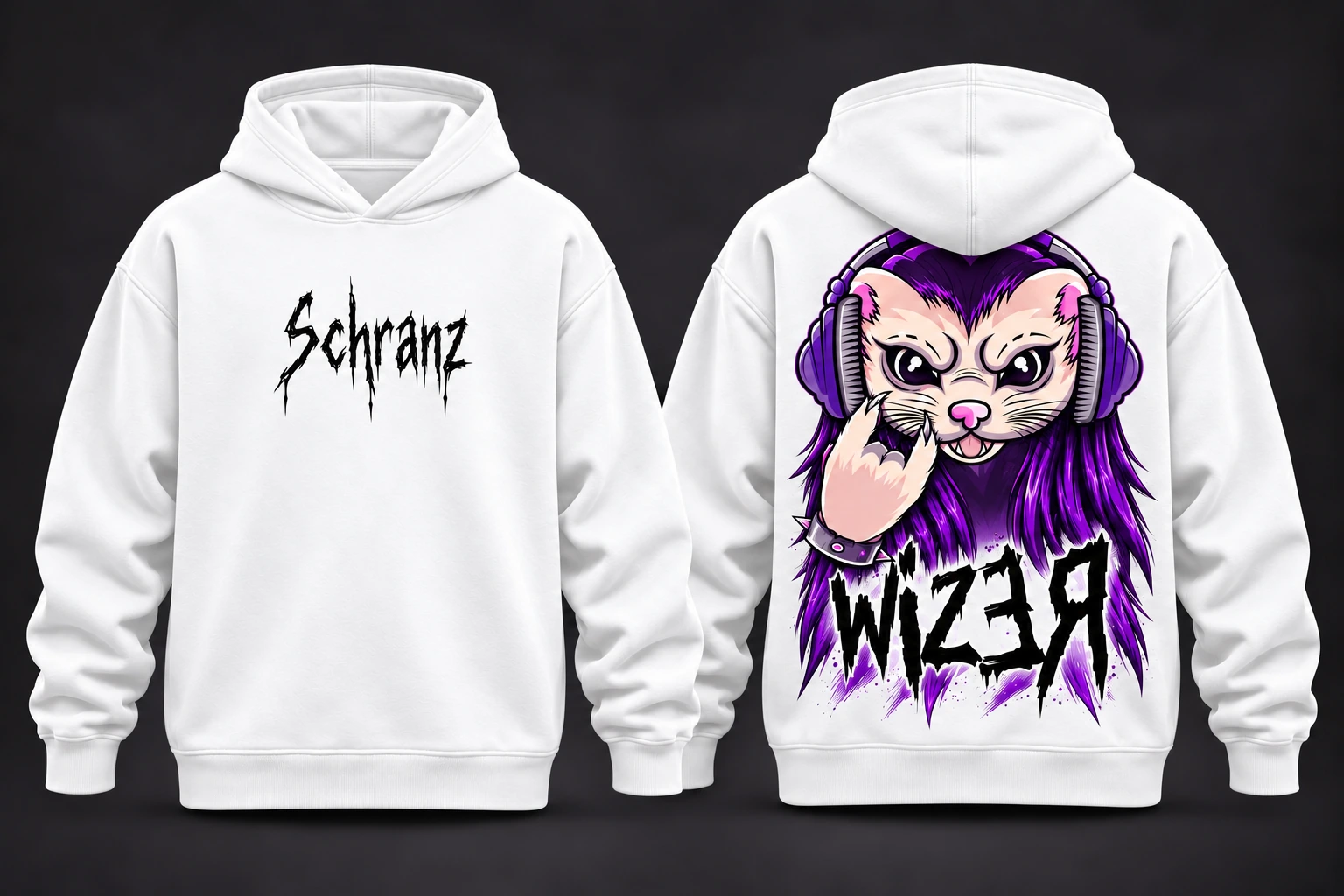 Hoodie Signature · Blanco